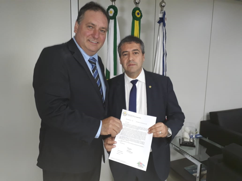 PREFEITO MANTEVE IMPORTANTES CONTATOS EM BRASÍLIA